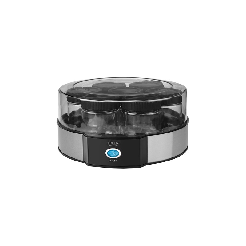 aparat de facut iaurt 7 x200 ml borcane sticla adler