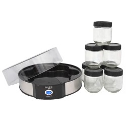 aparat de facut iaurt 7 x200 ml borcane sticla adler