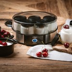 aparat de facut iaurt 7 x200 ml borcane sticla adler