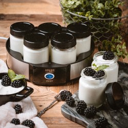 aparat de facut iaurt 7 x200 ml borcane sticla adler