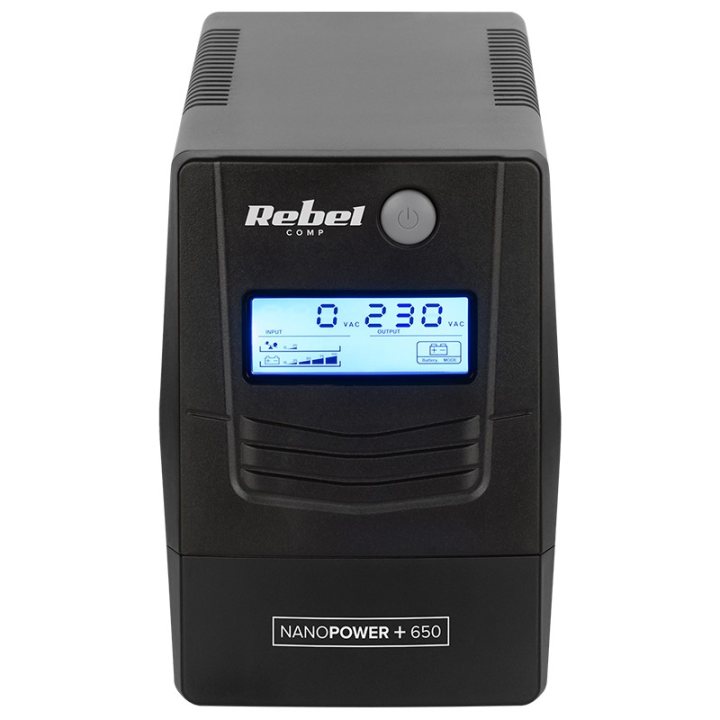 ups offline nanopower plus 650 (650va/360w) rebel
