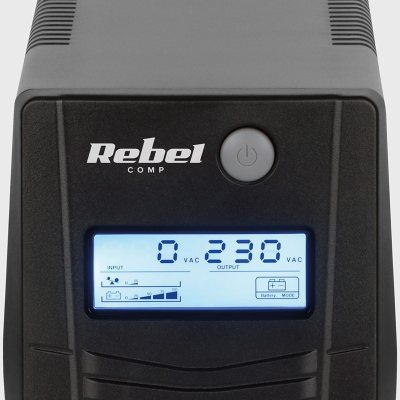 ups offline nanopower plus 650 (650va/360w) rebel