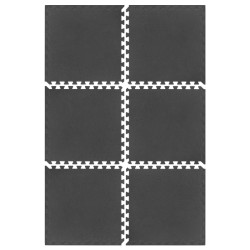 saltea gimnastica puzzle 6 piese 180x120 cm rebel activ