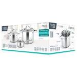 set 3 oale inox 18/10 teesa cook expert master set 3 oale inox 18/10 teesa cook expert master