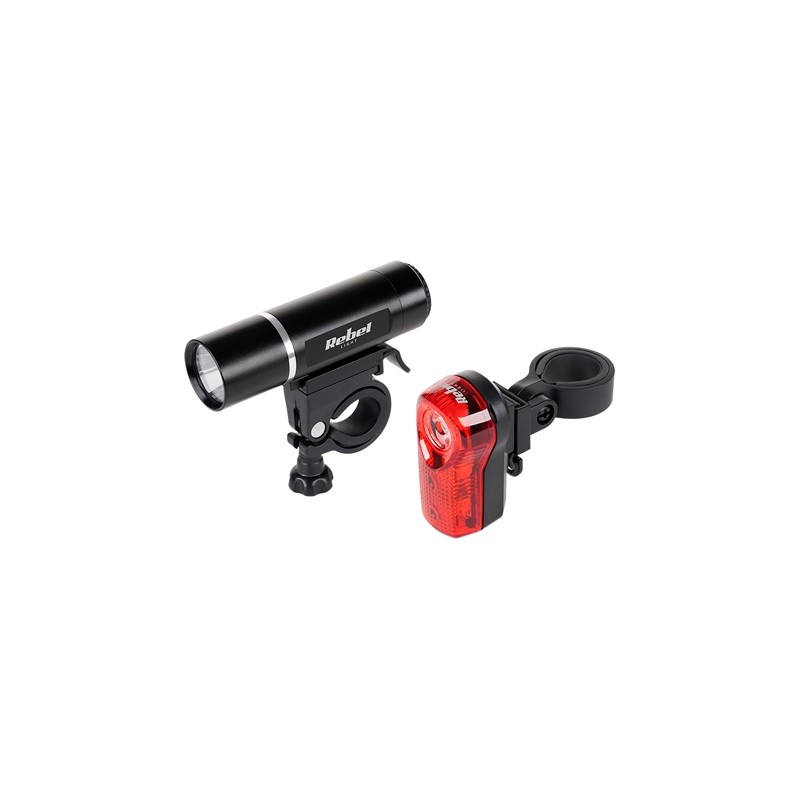 set lumini fata spate bicicleta rebel set lumini fata spate bicicleta rebel