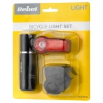 set lumini fata spate bicicleta rebel set lumini fata spate bicicleta rebel
