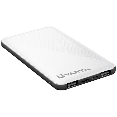 power bank 2x usb 1x type-c 5000mah varta