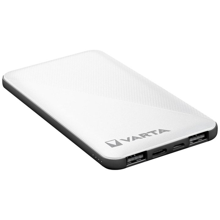 power bank 2x usb 1x type-c 5000mah varta