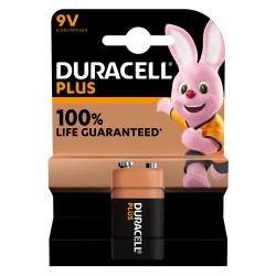 baterie alcalina 9v 6f22 6lr61 duracell blister 1