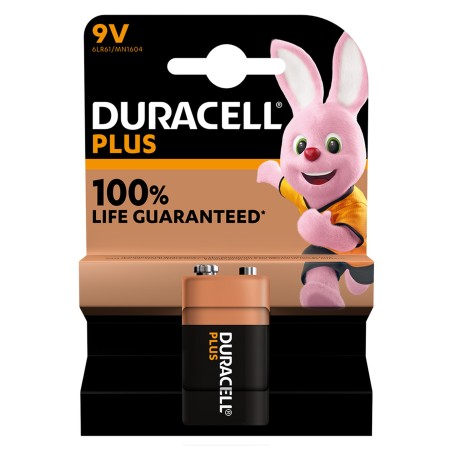 baterie alcalina 9v 6f22 6lr61 duracell blister 1