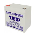 acumulator 12v high rate, dimensiuni 90 x 70 x 98 mm, baterie 12v 5.2ah f2, ted electric ted003287 acumulator 12v high rate, dimensiuni 90 x 70 x 98 mm, baterie 12v 5.2ah f2, ted electric ted003287