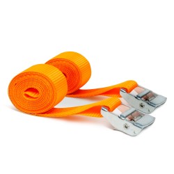 chinga de fixare cu clichet - 2,5 m x 25 mm - max. 200 kg, 2 buc. / pachet