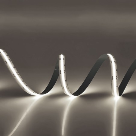 banda led cob - alb mediu - 24v - 11w/m - 312 led-uri/metru - 10 m/pachet