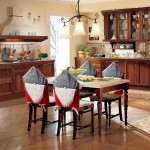 decoratiuni pentru scaune - elfi - 50 x 60 cm - gri / rosu