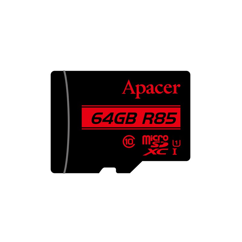 card microsdxc uhs-i apacer, 64gb, clasa10 cu adaptor sd