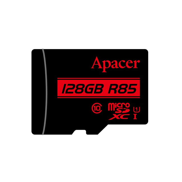 card microsdxc uhs-i apacer, 128gb, clasa10 cu adaptor sd