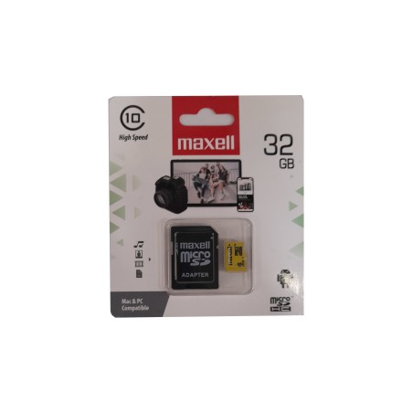 card micro sdhc 32gb clasa 10 maxell