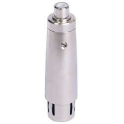 adaptor xlr mama - rca mama metal