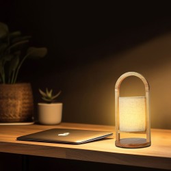 lampa birou 1.5w 3000k alb cald - bej