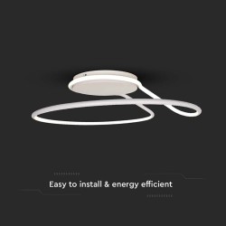 plafoniera led 24w 3in1 - alb