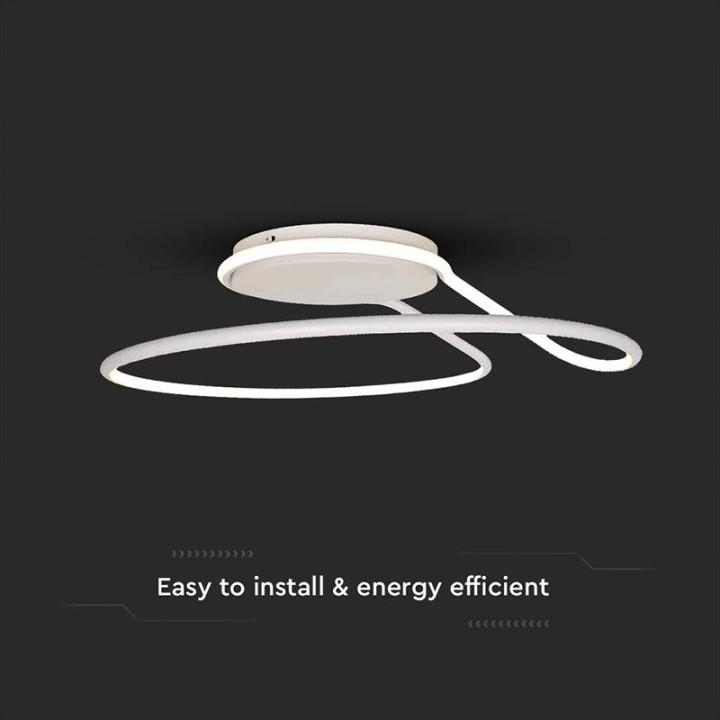 plafoniera led 24w 3in1 - alb