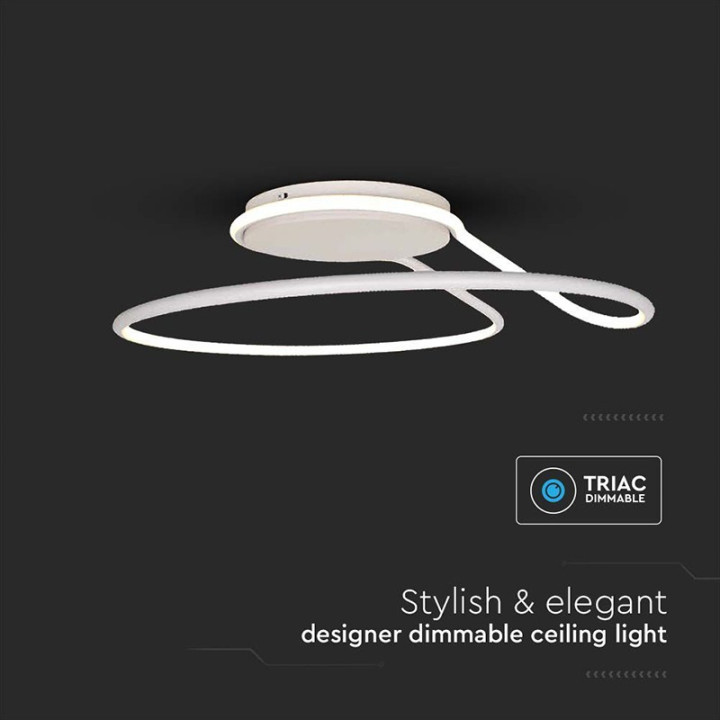 plafoniera led 24w 3in1 - alb