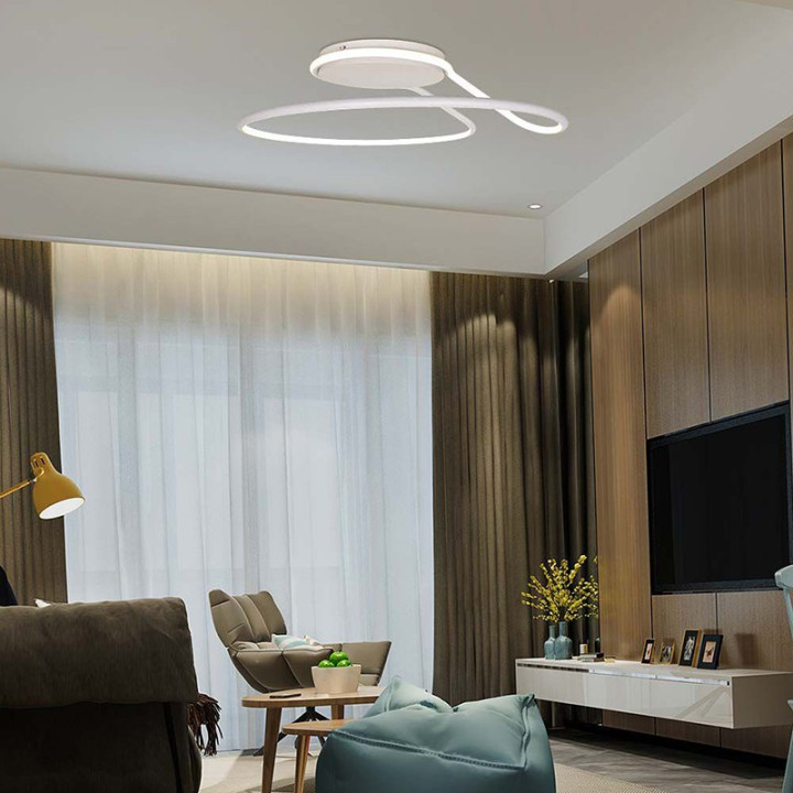 plafoniera led 24w 3in1 - alb