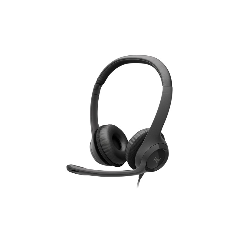 casti cu microfon usb h390 logitech