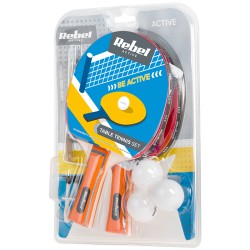 set tenis de masa ping pong rebel active