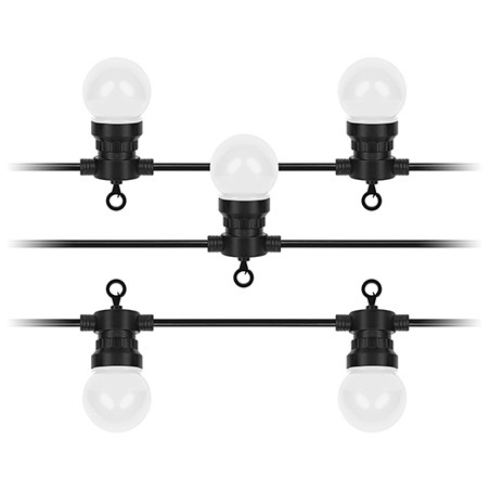 sir iluminat festiv exterior alb cald