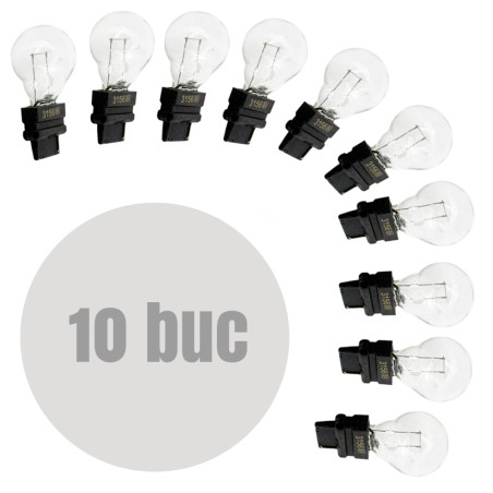 bec auto 3156 12v 21w  - set de 10 - carguard
