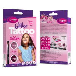 set de tatuaje cu sclipici tytoo dreamy