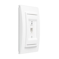 priza utp 1xrj45 cat6e st, alb mat, zena, el-bi