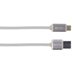 cablu usb 2.0 a tata - usb-c, argintiu, 1m, skross cablu usb 2.0 a tata - usb-c, argintiu, 1m, skross