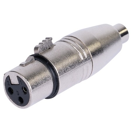 adaptor xlr tata - rca mama metal