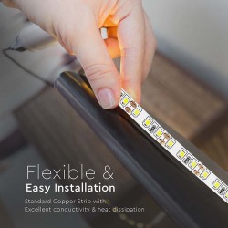 banda led smd3528 120led/m 6500k ip20 5m