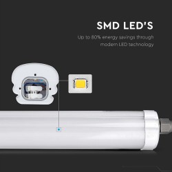 corp iluminat led 150cm 48w 4000k alb neutru ip65