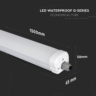corp iluminat led 150cm 48w 4000k alb neutru ip65
