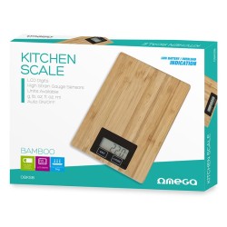 cantar bucatarie bambus omega