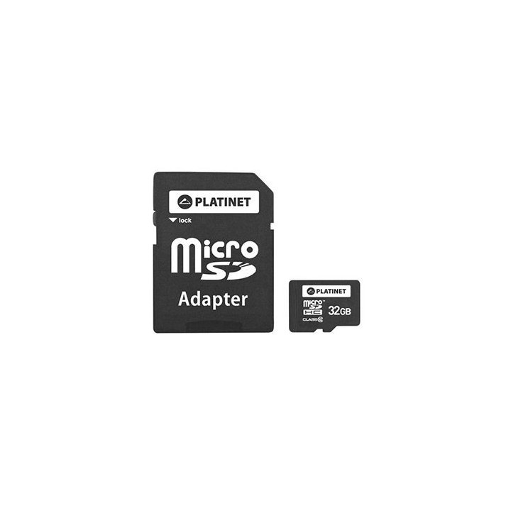 micro sd card cu adaptor 32gb clasa 10 platinet