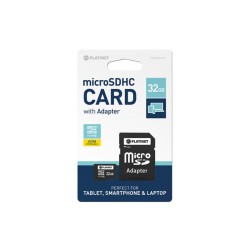micro sd card cu adaptor 32gb clasa 10 platinet