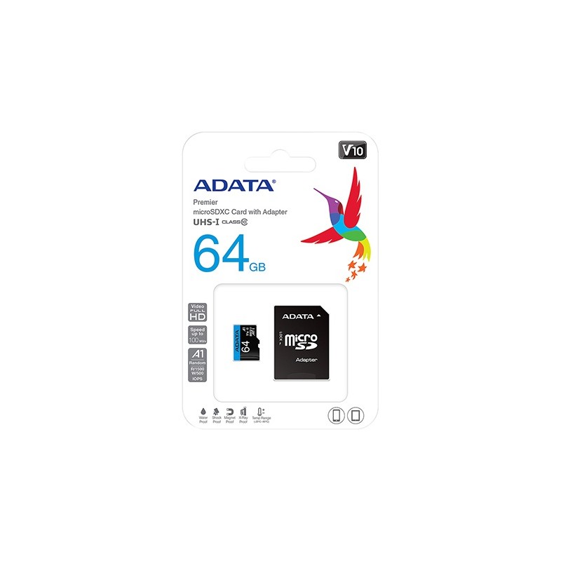 micro sdxc clasa 10 64gb adata