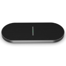 charger wireless qi duo 2x10w type c platinet