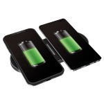 charger wireless qi duo 2x10w type c platinet