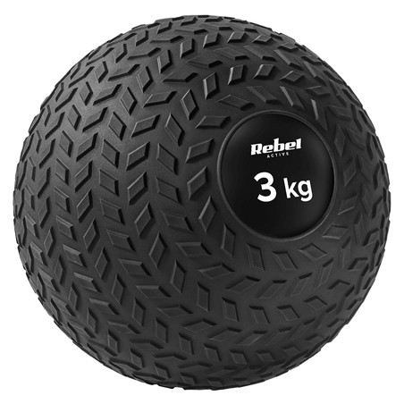 minge medicinala mica slam ball 23 cm 3 kg rebel active