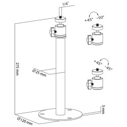 suport tavan pentru proiector
