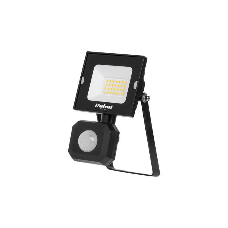 reflector 20w cu senzor de miscare 4000k 230v rebel