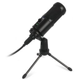 microfon cardioid gaming cu trepied varr