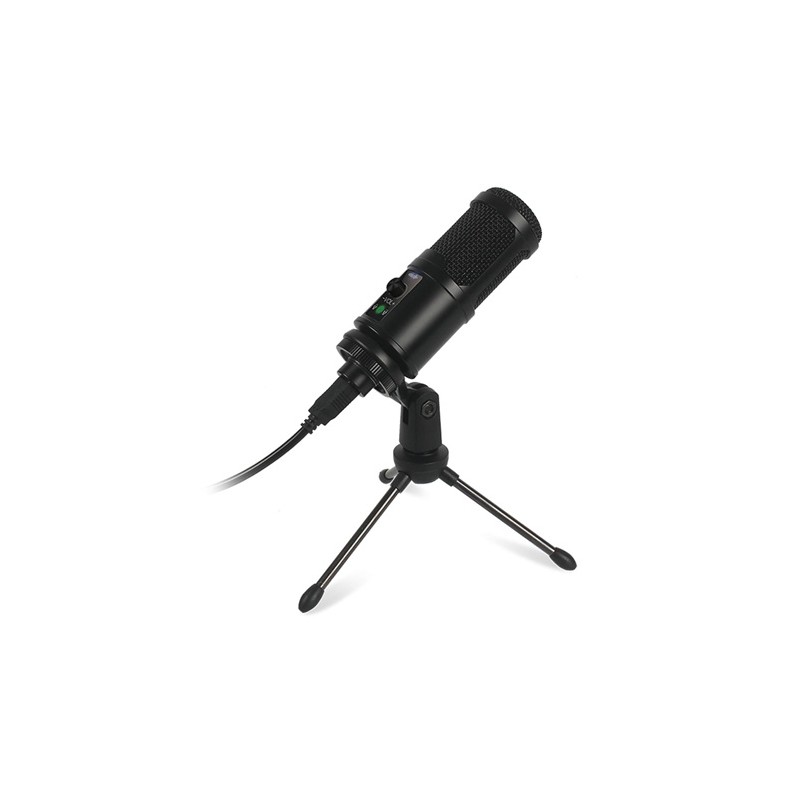 microfon cardioid gaming cu trepied varr