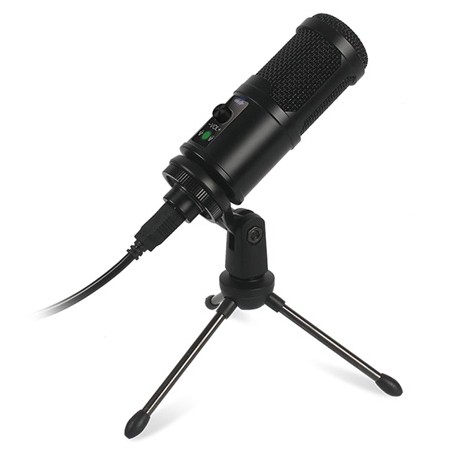 microfon cardioid gaming cu trepied varr